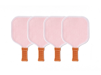 Pickleball Paddle Cocktail Napkins (Various Colors)