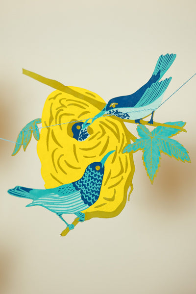 Birds and Nest Paper Garland