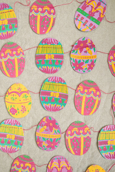 Easter Egg Paper Garland