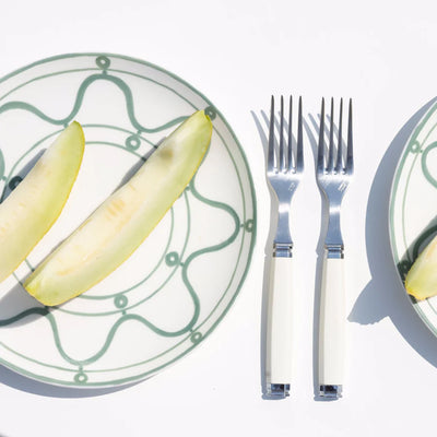 Serenity Salad Plate in Green