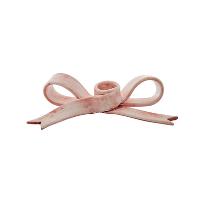 Ceramic Bow Candle Holder