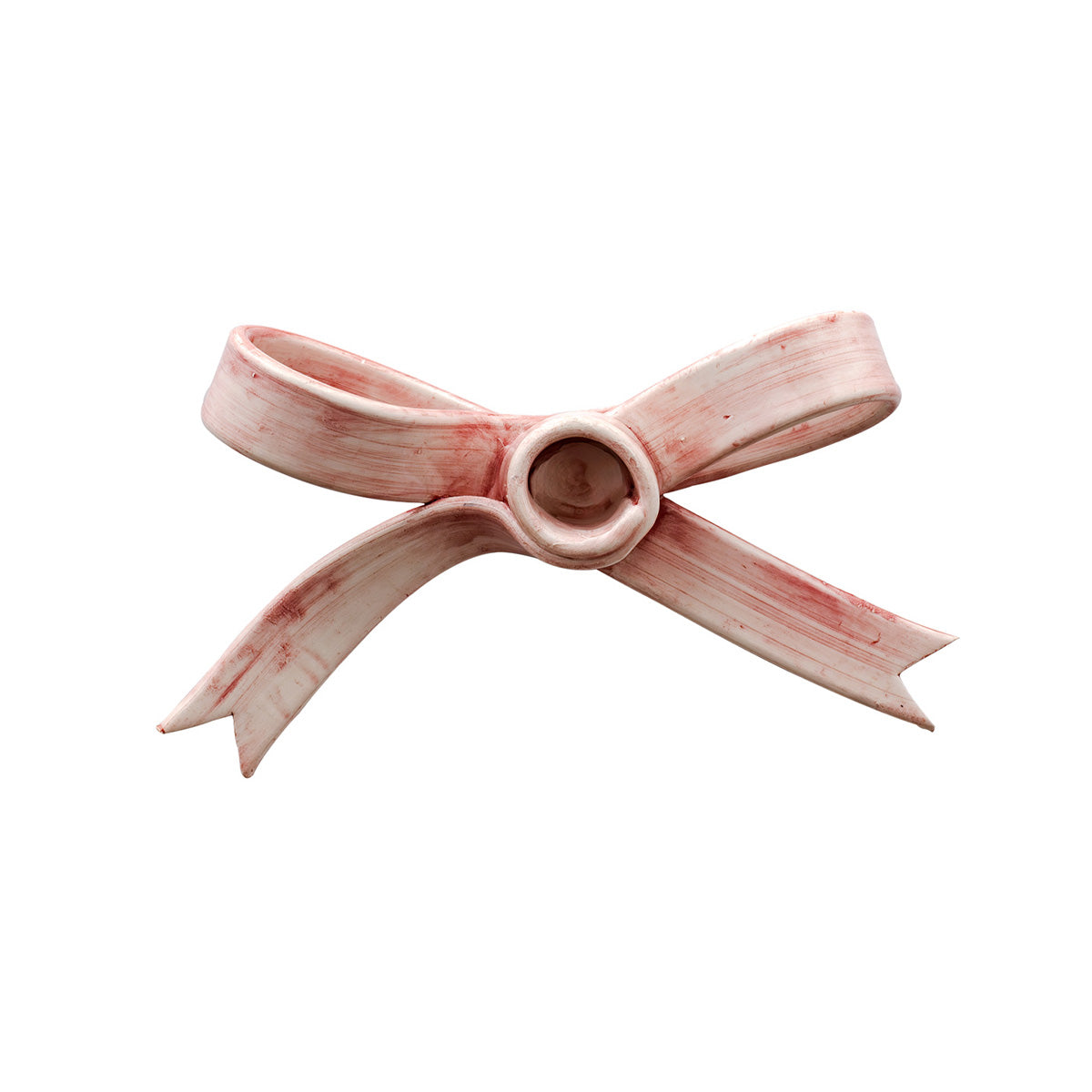 Ceramic Bow Candle Holder