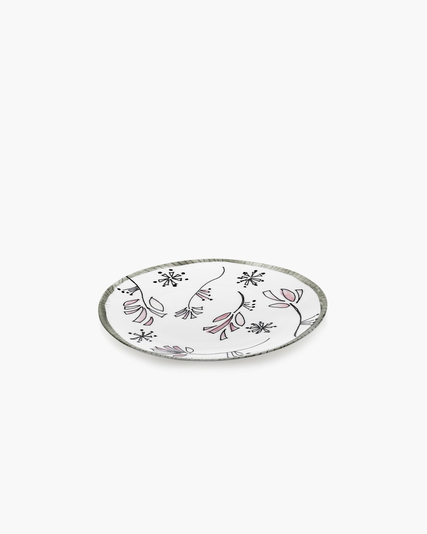 Fiore Rosa Midnight Flowers Starter Plate
