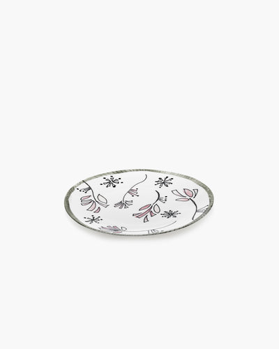 Fiore Rosa Midnight Flowers Starter Plate