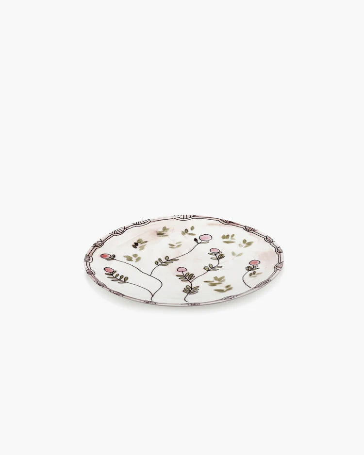 Mirtillo Nude Midnight Flowers Starter Plate