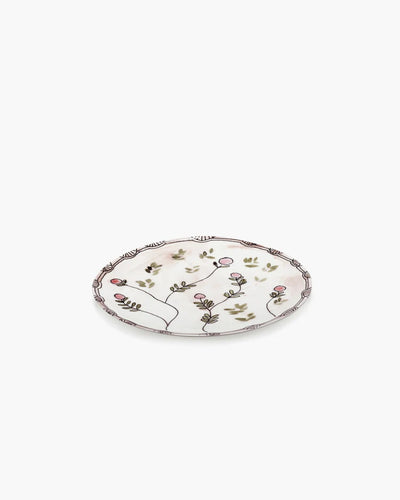 Mirtillo Nude Midnight Flowers Starter Plate