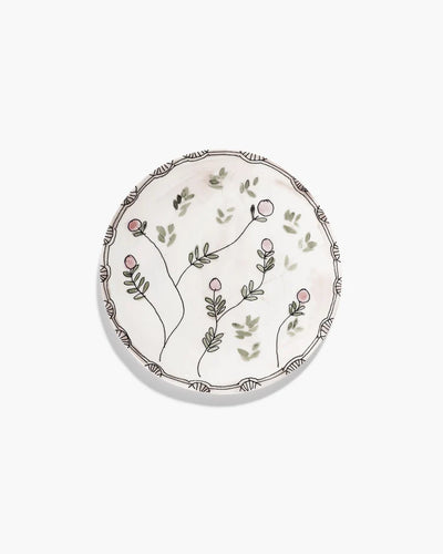 Mirtillo Nude Midnight Flowers Starter Plate
