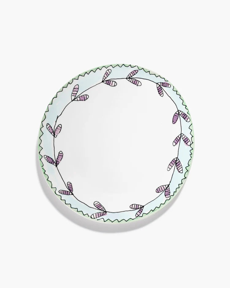 Blossom Milk Midnight Flowers Plates (Various Sizes)