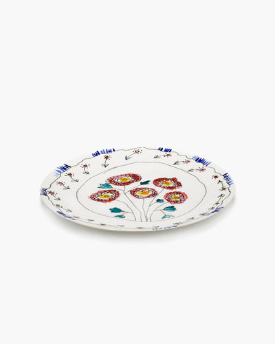Large Anemone Milk Serving Plate