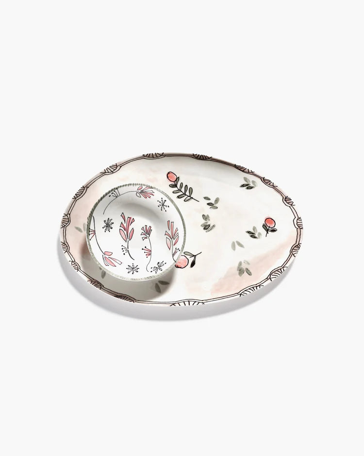 Small Mirtillo Oval Plate