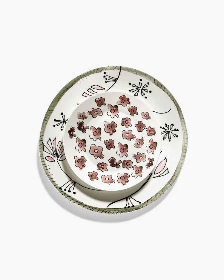 Small Dark Viola Deep Plate