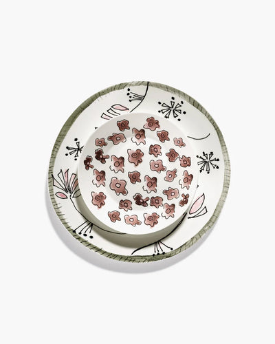 Small Dark Viola Deep Plate