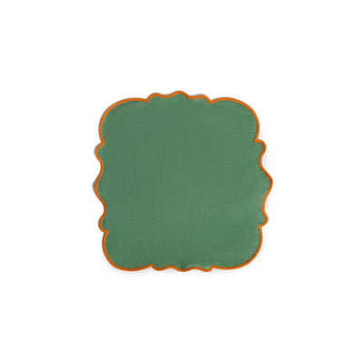 Scalloped Napkins set of 2 (Various Colors)