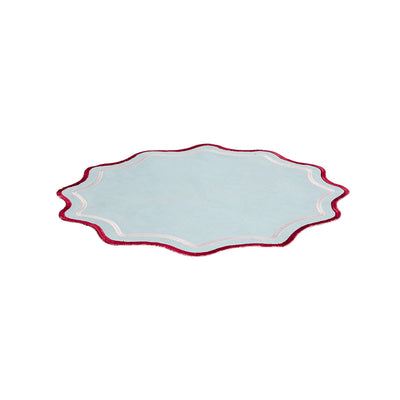 Scalloped Round Placemats (Various Colors)