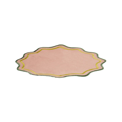 Scalloped Round Placemats (Various Colors)