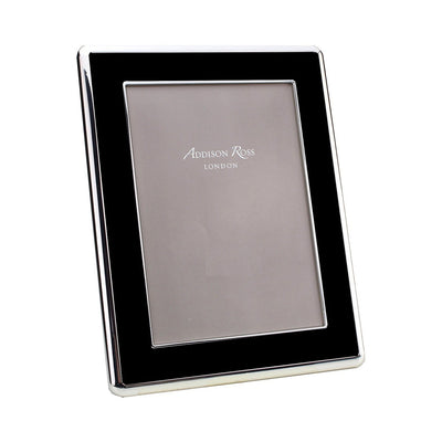 Black and Silver Curve Frame