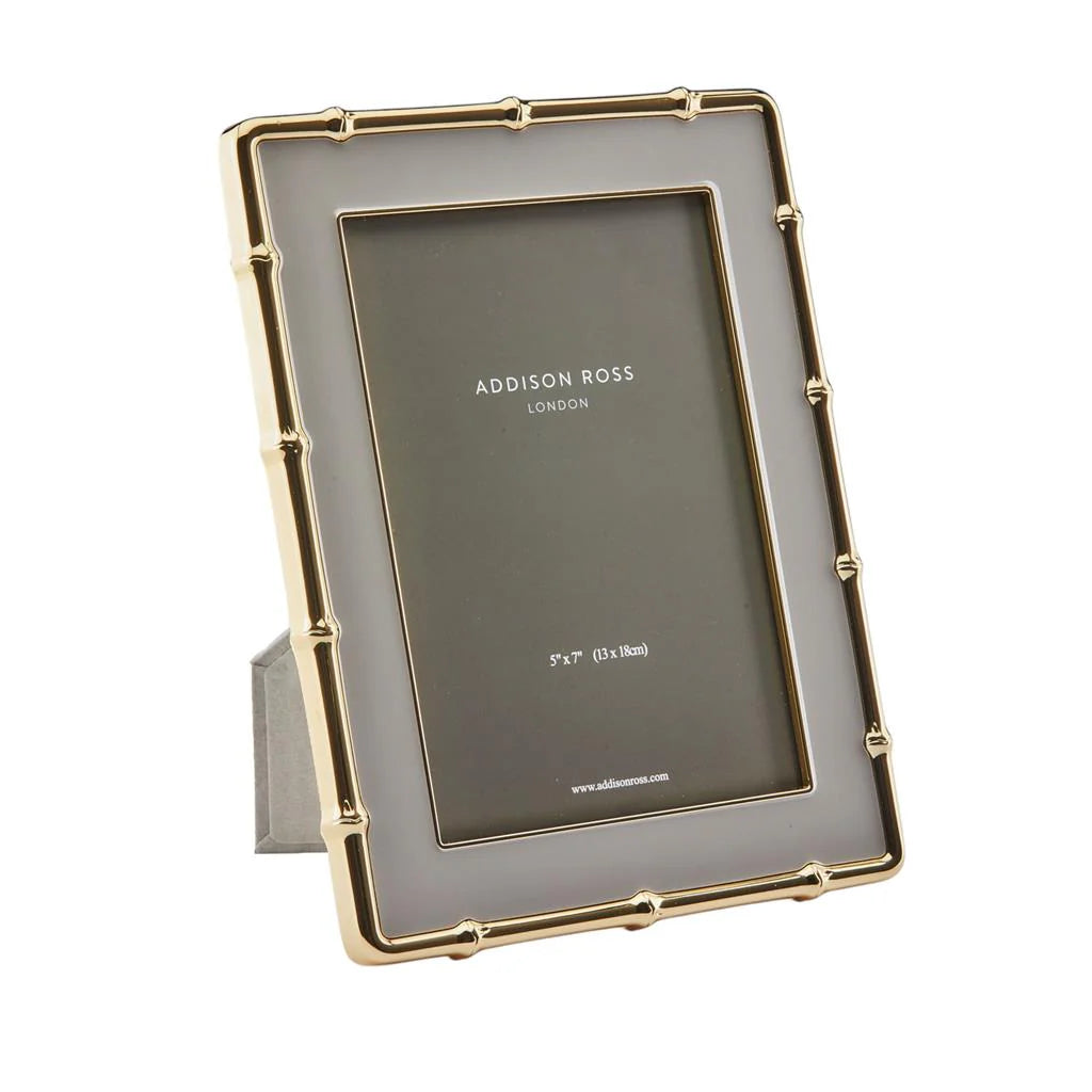 Chiffon & Gold Bamboo Frame