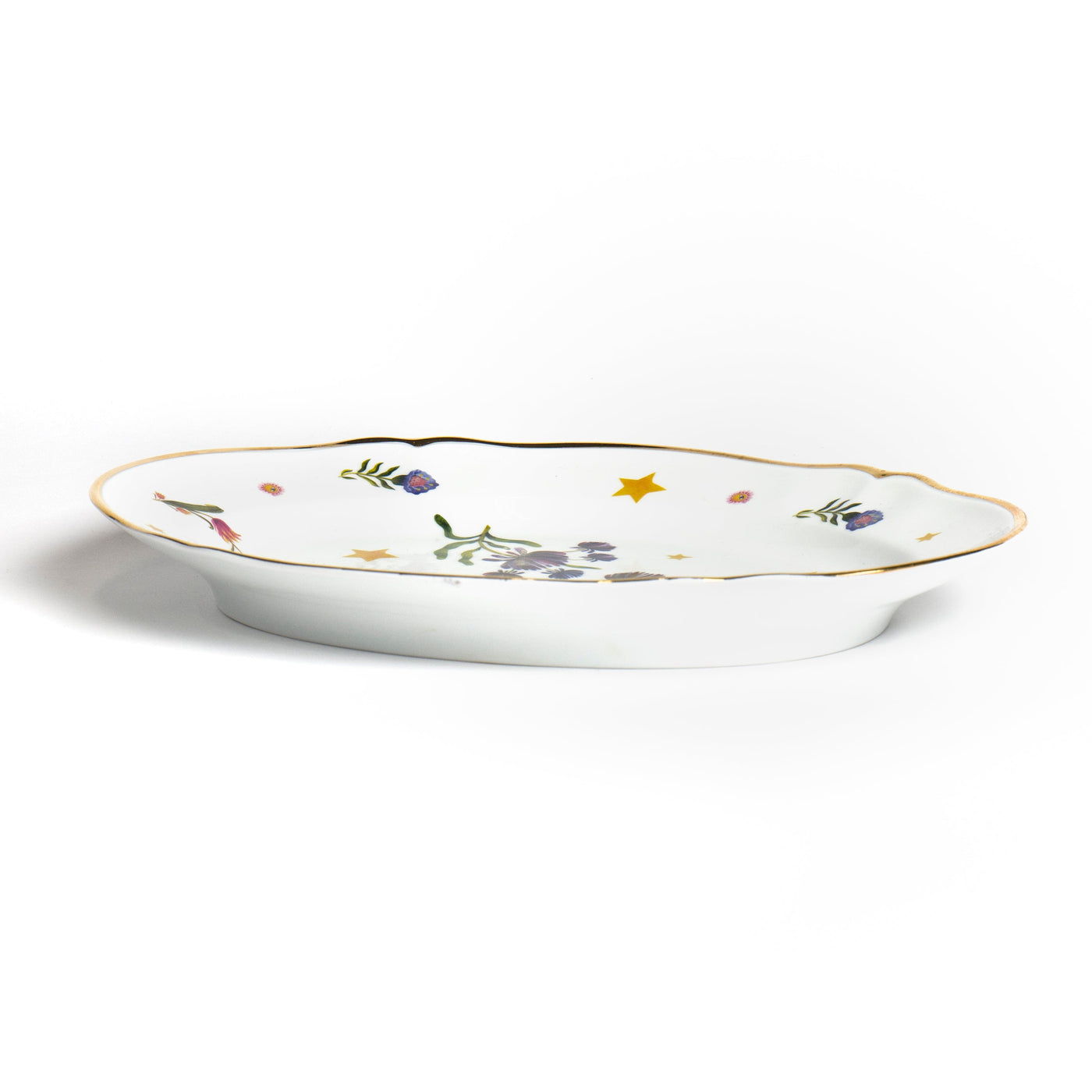 Floral Oval Tray