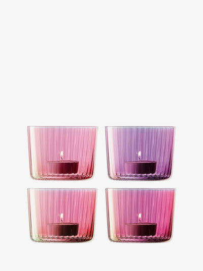 Gems Tealight Holder in Pink