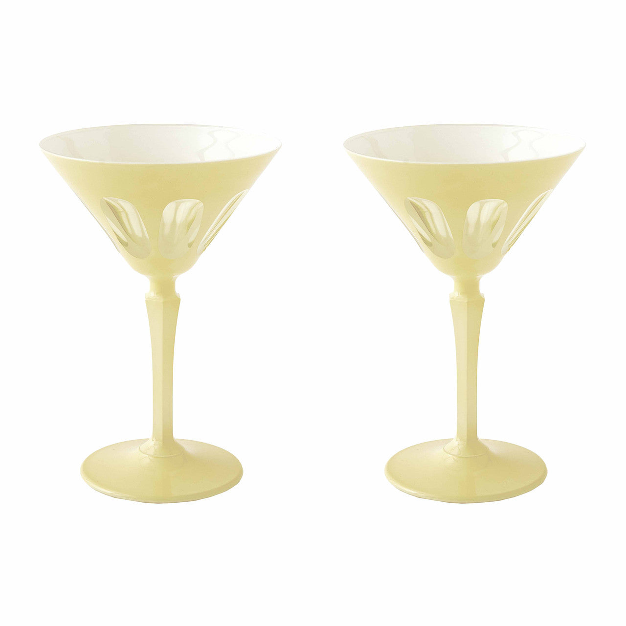 Rialto Martini Glass in Cream