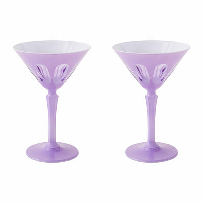 Rialto Martini Glass in Lupine