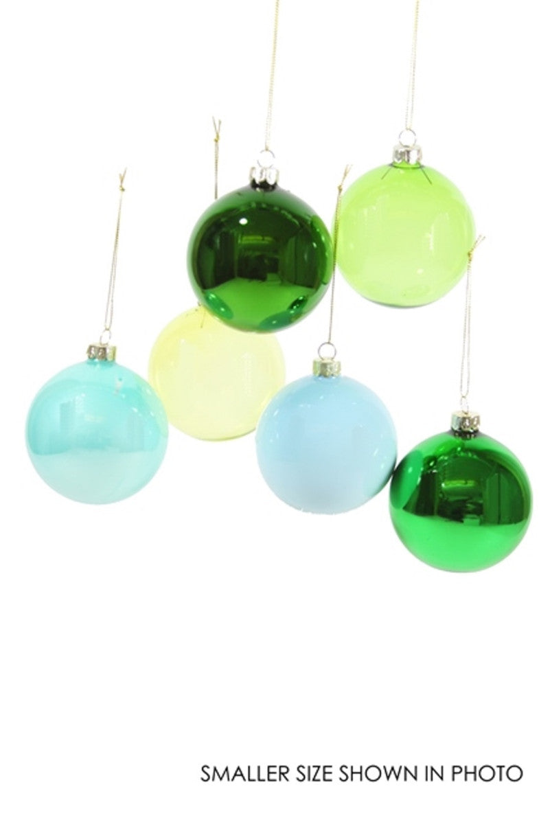Assorted Green Ornaments (various sizes)