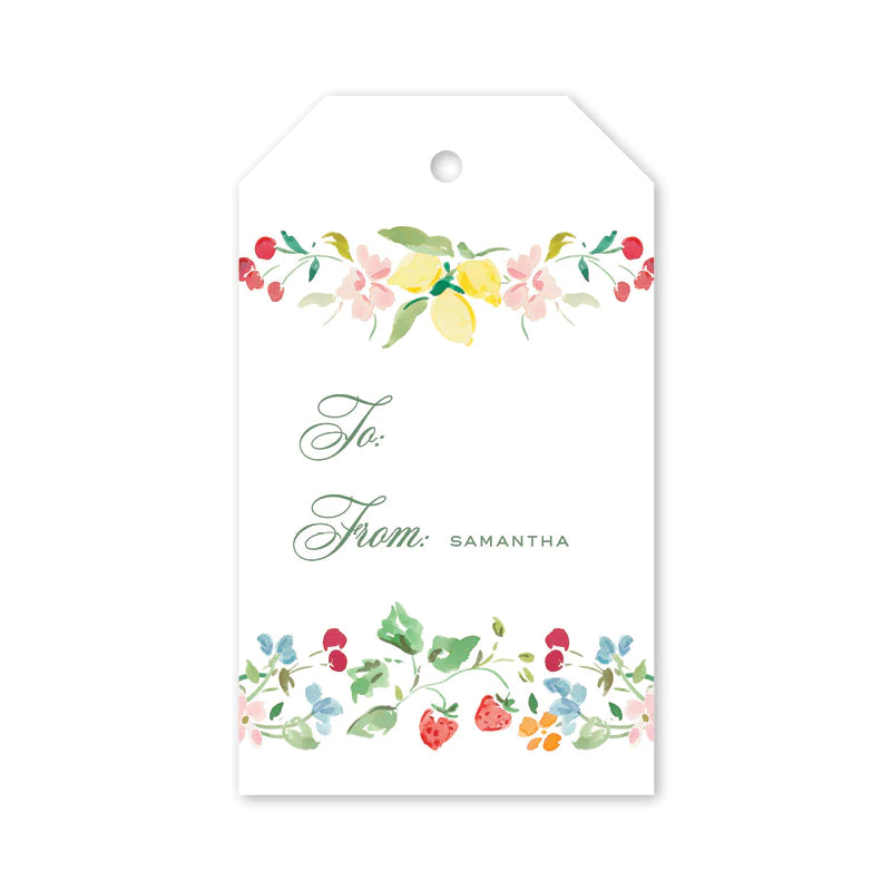 Jardin Colore Gift Tags