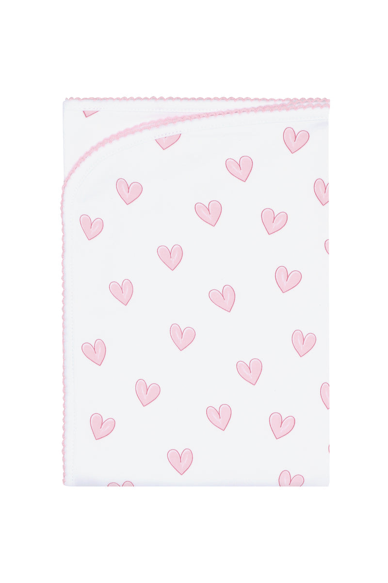 Pink Heart Blanket