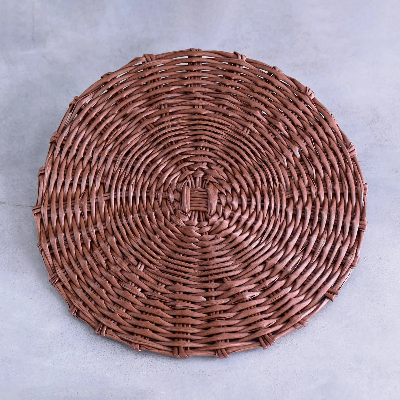 Brown Faux Wicker Placemats