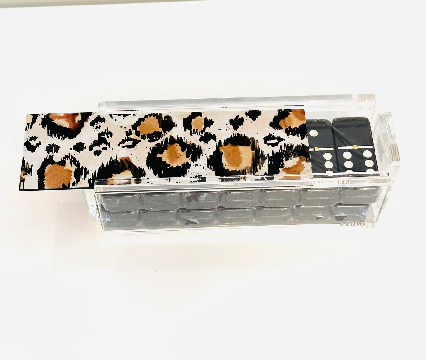 Acrylic Domino Set Cheetah