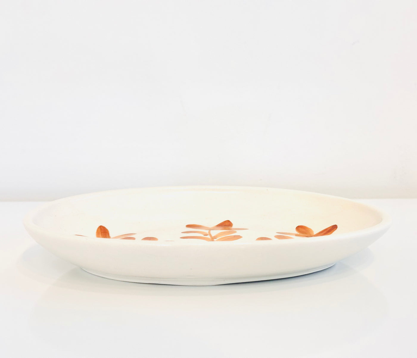 Fern Oval Plate
