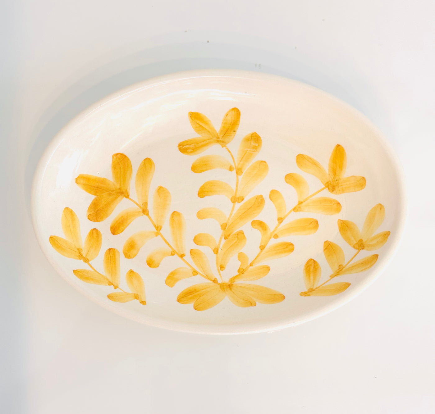Fern Oval Plate