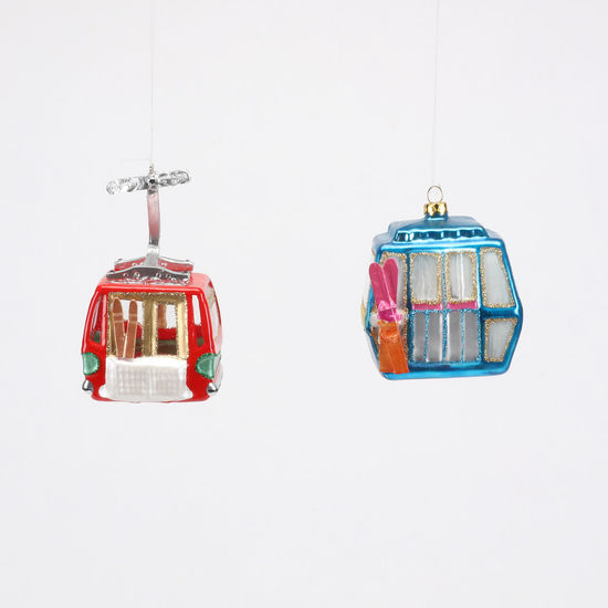 Ski Gondola Ornament (Various Colors)