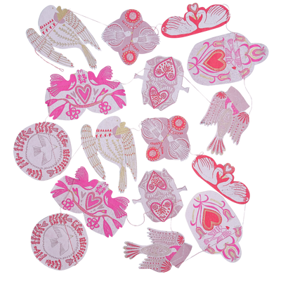 Love Birds Paper Garland