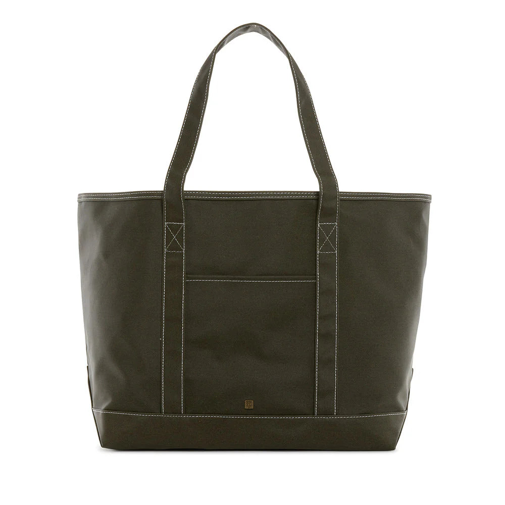 Coated Canvas Maxi Tote (Various Colors)