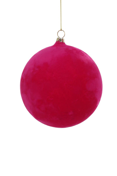 Crushed Velvet Ornaments (Various Sizes and Colors)
