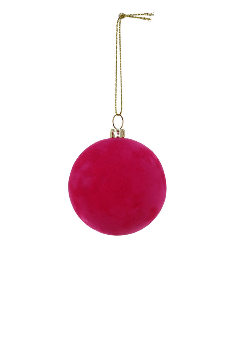 Crushed Velvet Ornaments (Various Sizes and Colors)