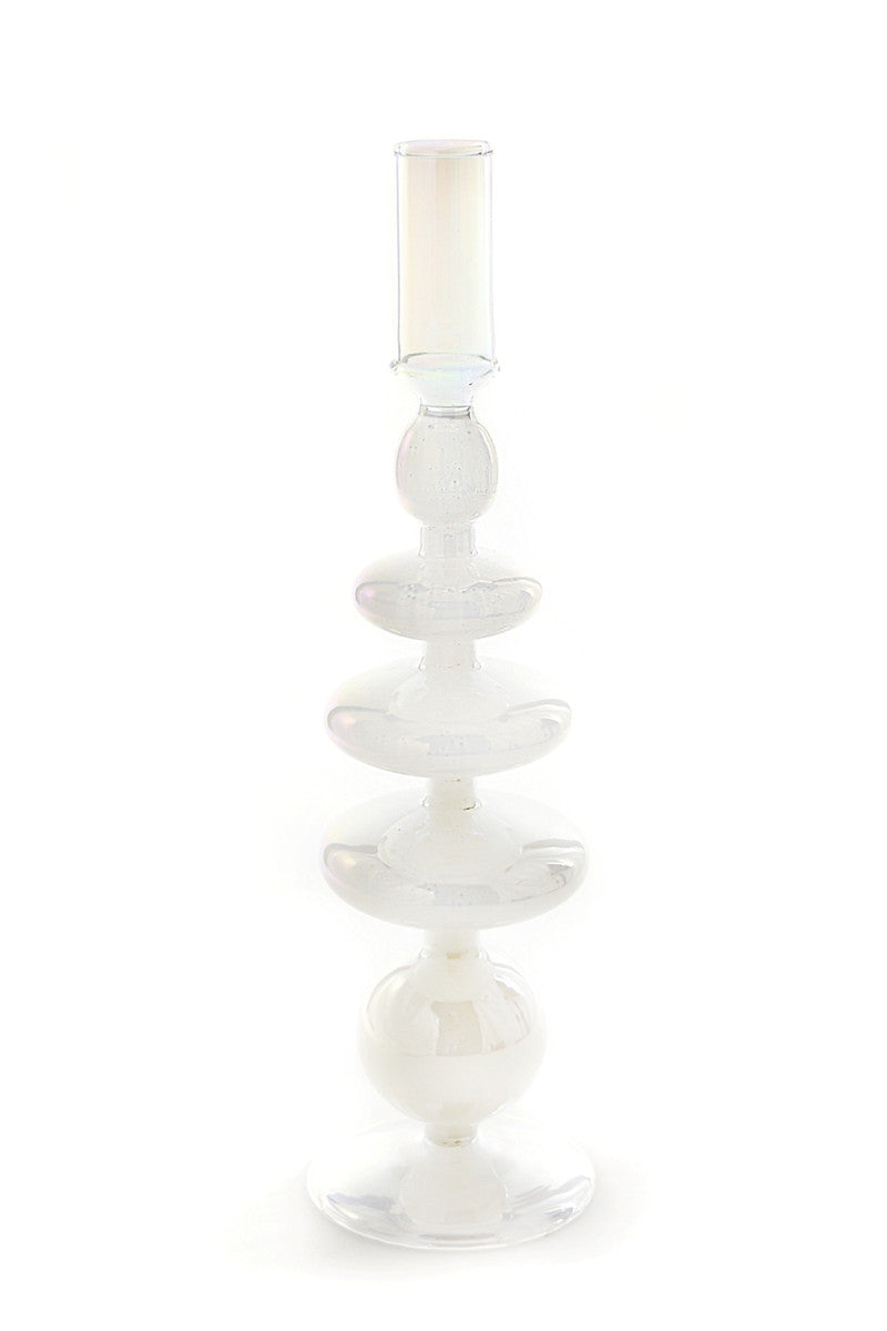 Large Stacked Disc Candlestick