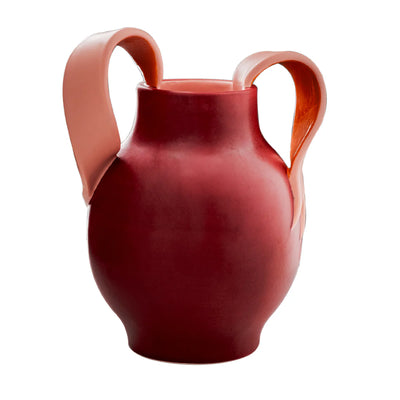Bordeaux Ribbon Vase