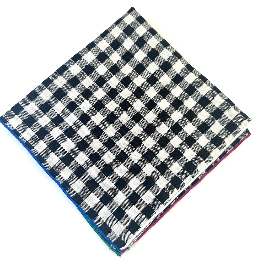 Black Gingham Napkins