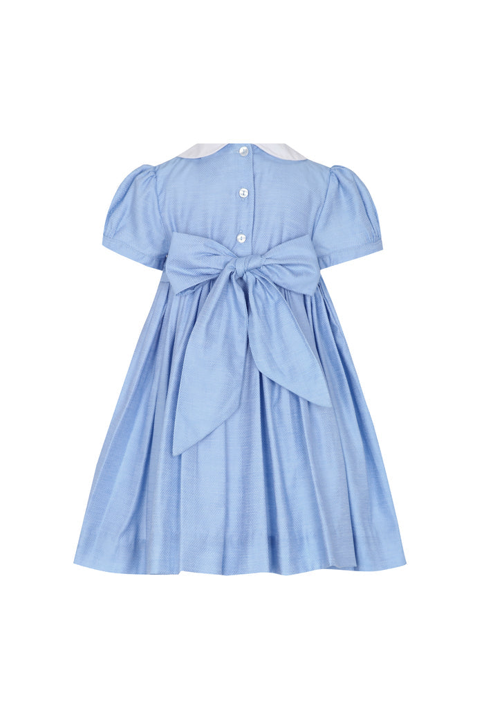 Blue Nella Smocked Dress (Various Sizes)