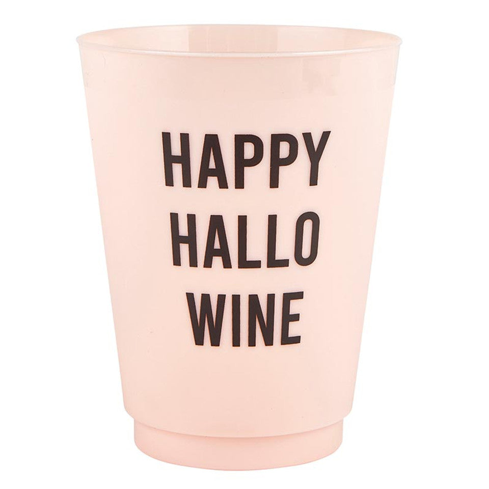 Happy Hallo Wine Cups