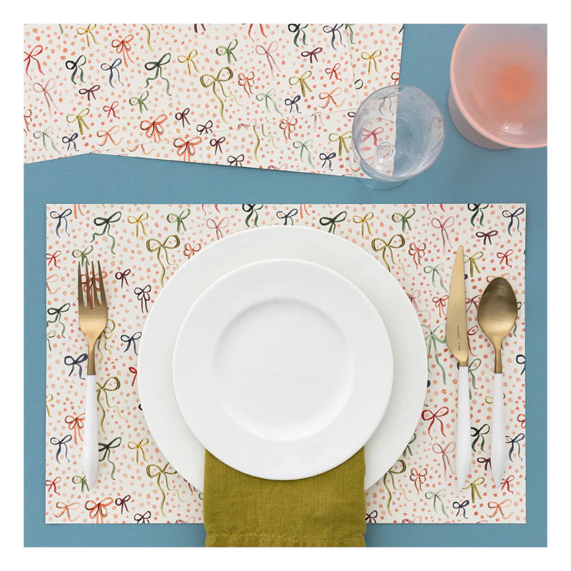 Paper Bows Placemats