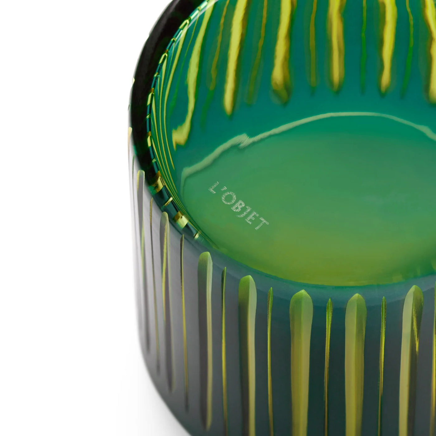 Prism Highball Glasses in Green