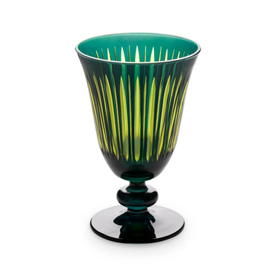 Prism Wine Glasses in Green
