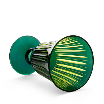 Prism Wine Glasses in Green
