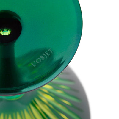 Prism Wine Glasses in Green