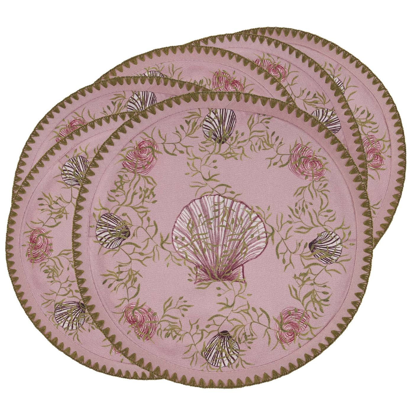 Round Placemats Mussels from Brussels (Set of 6)