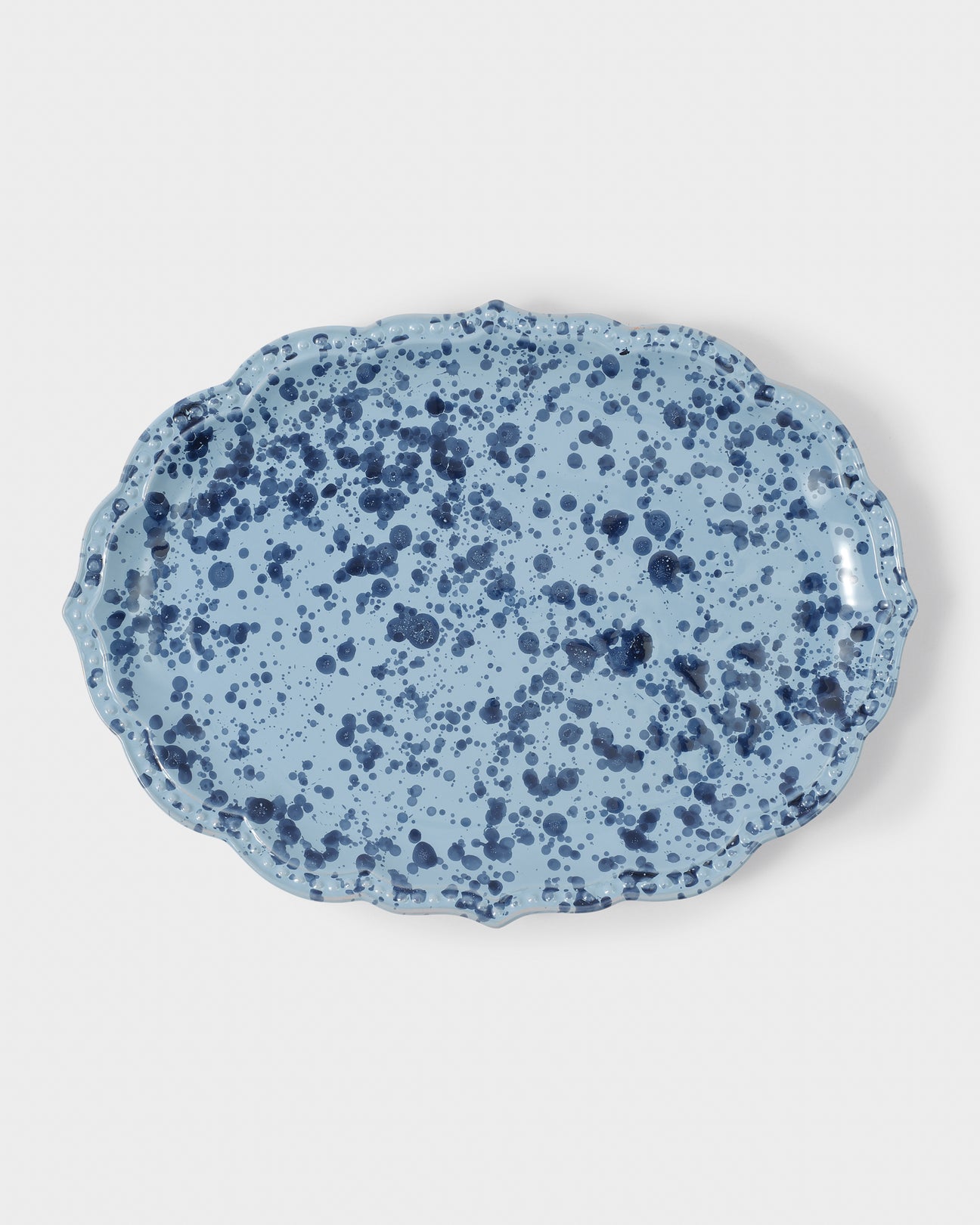 Speckled Oval Serving Plate (Various Colors)