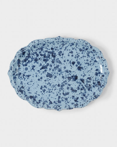 Speckled Oval Serving Plate (Various Colors)